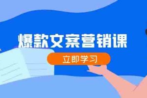 （12290期）爆款文案营销课：公域转私域，涨粉成交一网打尽，各行业人士必备