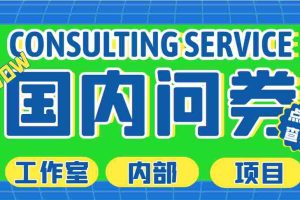 （5108期）最新工作室内部国内问卷调查项目 单号轻松日入30+多号多撸【详细教程】