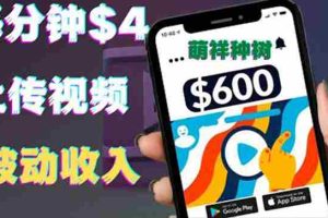 (3617期)只需要上传视频然后每分钟赚4美元项目:详细操作步骤,新手也可操作