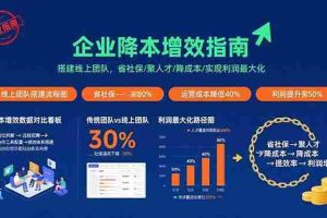 （15888期）企业降本增效指南：搭建线上团队，省社保/聚人才/降成本/实现利润最大化
